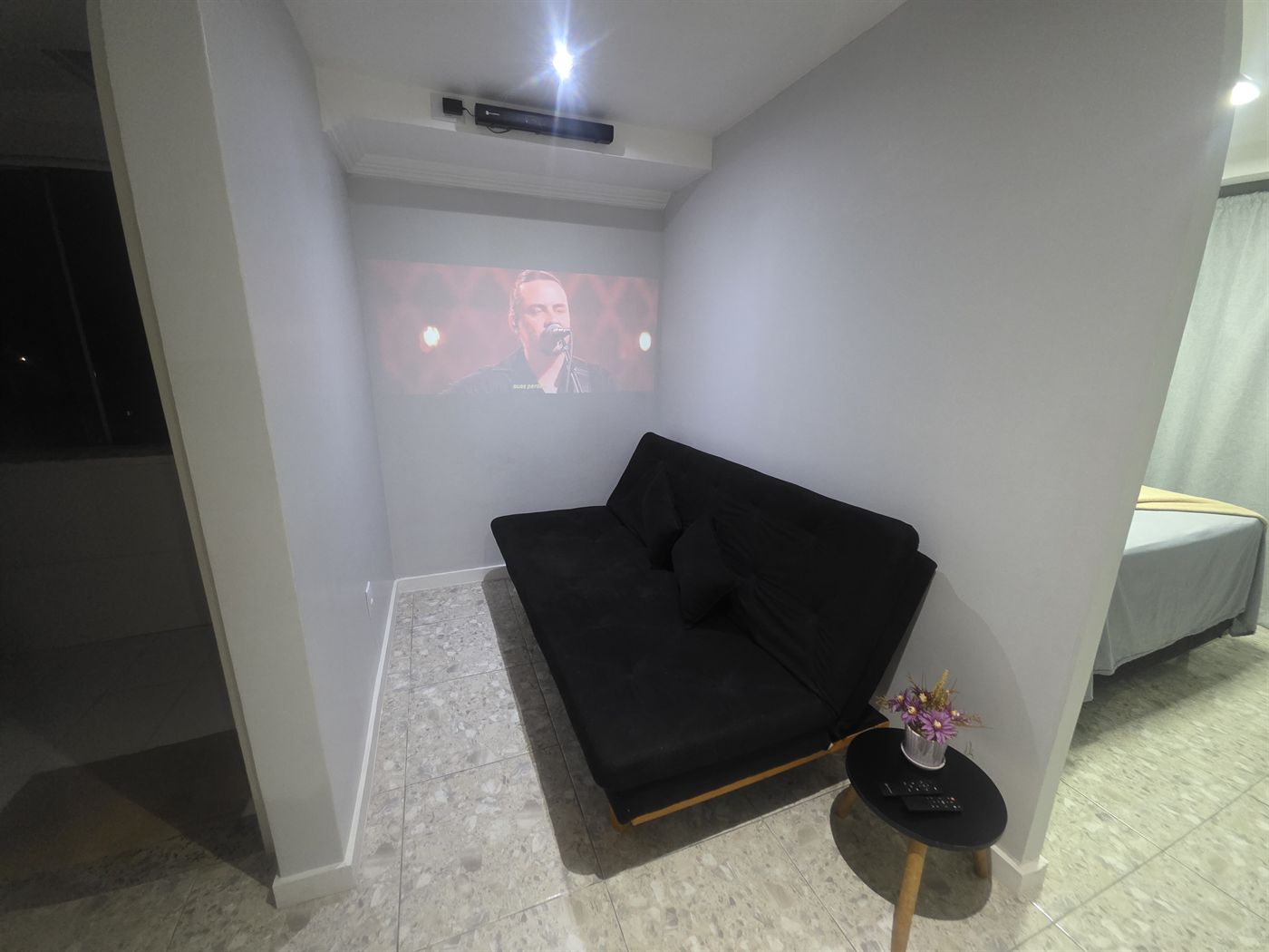 Suíte Rooftop — cineminha particular