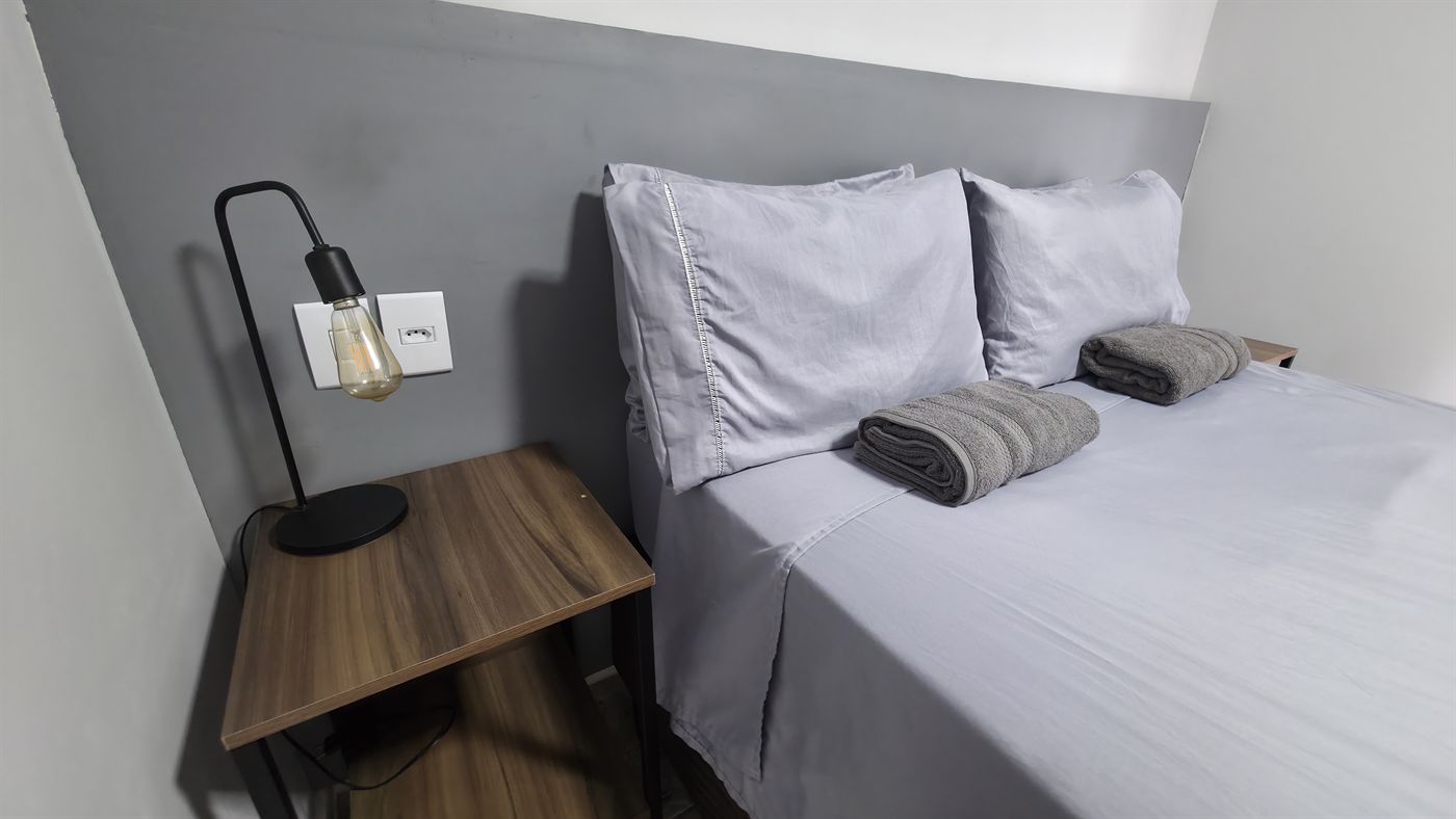 Suíte Rooftop — cama de casal